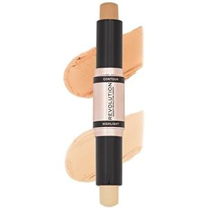 Revolution Beauty - Contour Duo Cream Contour & Highlight - Licht - Veganistisch