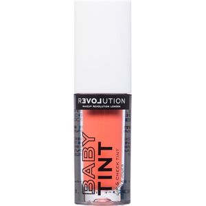 Revolution - Relove Baby Tint - Vloeibare Blush en Lipgloss - Coral - 1,4 ml
