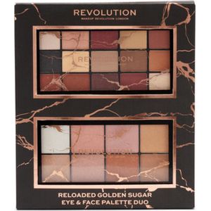 Makeup Revolution Reloaded Golden Sugar Eye & Face Palette Set - Gift Set - Cadeau - Kerst