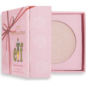 I Heart Revolution x Elf Christmas Cheer Highlighter Jovie - Poeder Highlight - Kerst - Rose Gold