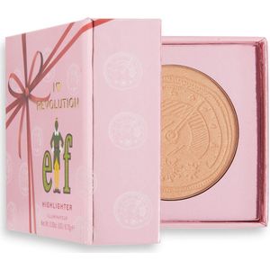 I Heart Revolution x Elf Christmas Cheer Highlighter Buddy - Poeder Highlight - Kerst - Goud