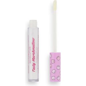I Heart Revolution Tasty Lip Gloss - Marshmallow Wonderland Marshmallow - Lipgloss - Transparant - Glans - Glitter - Parelmoer