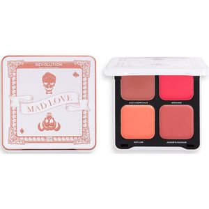 Makeup Revolution x DCâ„¢ - Mad Love Cream Blusher Quad
