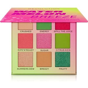 Makeup Revolution Hot Shot Watermelon oogschaduw palette Tint Breeze 9 gr
