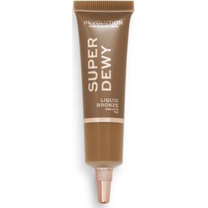 Revolution - Superdewy Liquid Bronzer - Medium Tot Bruin - 15 ml