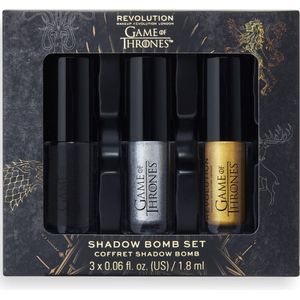 Makeup Revolution x Game Of Thrones Shadow Bomb Set - Liquid Eyeshadow - Oogschaduw - Metallic - Kerst - Feestdagen