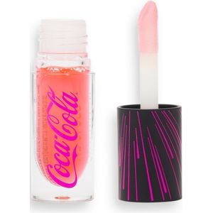 Makeup Revolution x Coca Cola Juicy Lip Gloss - Infinity - Peach Pink