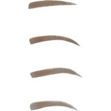 Makeup Revolution Brauenpuderstempel- und -schablonen-Kit (Verschiedene Farbtöne) - Dark Brown
