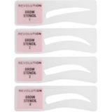 Makeup Revolution - Brow Powder Stamp and Stencil Kit - Wenkbrauw Make-up - Vegan