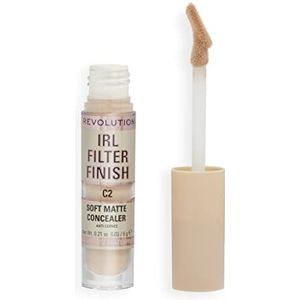 Makeup Revolution IRL Filter Langaanhoudende Consealer voor Volledige Dekking Tint C2 6 gr