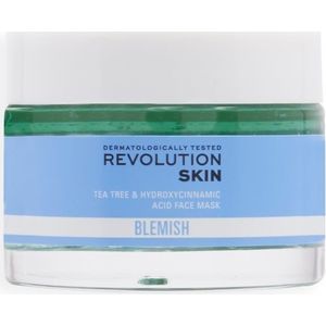 Revolution Skincare Blemish Tea tree & Hydroxycinnamic Acid Gel Mask Zuiverend masker 50 ml