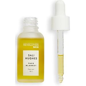 Revolution Skincare London X Sali Hughes Gezichtsolie voor gezichtsbedekking, verfrist doffe huid, extra hydraterend voor alle huidtypes, 30 ml