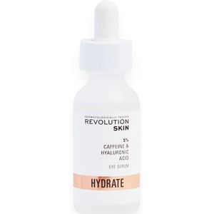 Revolution Skincare Hydrate 5% Caffeine Solution + Hyaluronic Acid Targeted Under Eye Serum Oogserum 30 ml