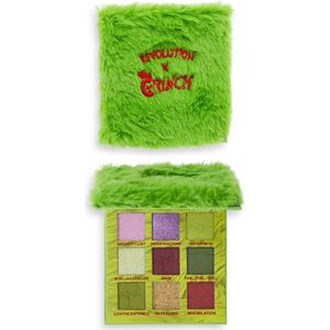 Makeup Revolution x The Grinch - Mean One Eyeshadow Palette - Christmas - Kerst