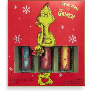 Makeup Revolution x The Grinch - Don’t Give A Grinch Liquid Eyeshadow - Kerst - Feestdagen - Metallic - Shimmer - Oogschaduw