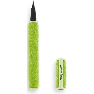 Makeup Revolution x The Grinch - Resting Grinch Face Liquid Eyeliner - Black - Zwart - Christmas - Kerst