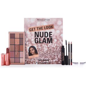 Makeup Revolution Get The Look: Nude Glam Makeup Gift Set - Cadeau