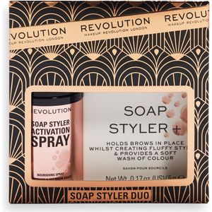 Makeup Revolution Soap Styler Duo Gift Set - Wenkbrauw Cadeau Set