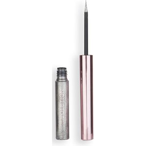 Makeup Revolution Ultimate Lights Chromatic Liner - Silver Flash - Eyeliner - Zilver - Make-up