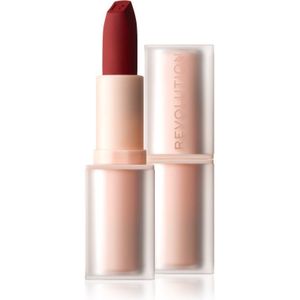 Makeup Revolution Lip Allure Soft Satin Lipstick Romige lippenstift met satijnen finish Tint CEO Brick Red 3,2 g