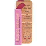 Revolution - Blush & Highlight Stick - Mauve Glow