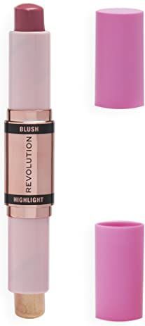 Revolution - Blush & Highlight Stick - Mauve Glow