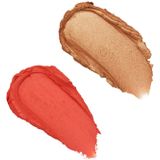 Revolution - Mur Blush And Highlight Stick - Coral Dew - 2-in-1