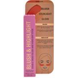 Revolution - Mur Blush And Highlight Stick - Coral Dew - 2-in-1