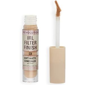 Makeup Revolution IRL Filter Langaanhoudende Consealer voor Volledige Dekking Tint C8 6 gr