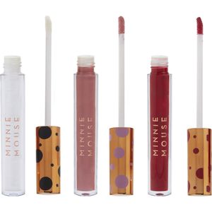 Makeup Revolution x Disney Minnie Mouse - Lipgloss Trio - Lip Glosses - Set - Cadeau - Kerst