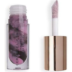 Makeup Revolution - Lip Swirl Ceramide Gloss - Cherry Mauve - Verzorgend - Diep Paars