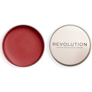 Makeup Revolution Londen, Balm Glow, Multi-Use wang- en lippenbalsem, opbouwbaar, doopse afwerking, rood roze, 32 g