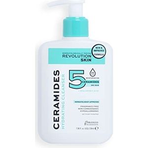 Revolution Skincare London Ceramides Hydraterende gezichtsreiniger, hydrateert en hydrateert de huid, 236 ml