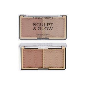 Revolution PRO - Sculpt And Glow - Palette - Tint Light-Medium - 8 g
