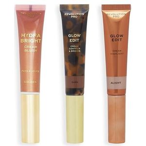 Revolution Pro - Cream Wand Trio Set - Blush - Contour - Highlighter