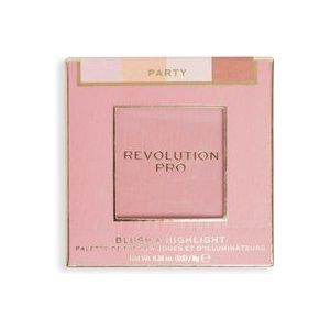 Revolution PRO Iconic Blush & Highlight Blush, Party, 8 g