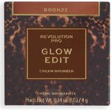 Makeup Revolution, Revolution Pro, Glow Edit Cream Gel Bronzer, Bronze, Available in 5 shades