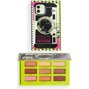 Makeup Revolution X Emily In Paris - Oogschaduw Palette - Tint Camera Queen - 6,3 g