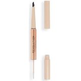 Revolution - Fluffy Brow Filter Duo - Wenkbrauw Make-up - 1 g