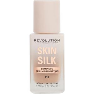 Revolution Beauty - Skin Silk Serum Foundation - F10 - Foundation - Beige - Glazen Fles