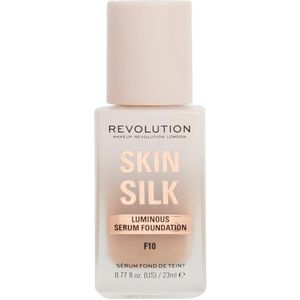 Revolution Beauty, Skin Silk Serum Foundation, lichte tot gemiddelde dekking, F10, 23 ml