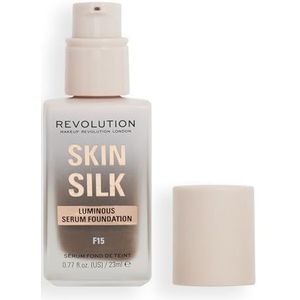 Revolution Beauty - Skin Silk Serum Foundation - F15 - Foundation - Kleur: F15 - Materiaal: Serum