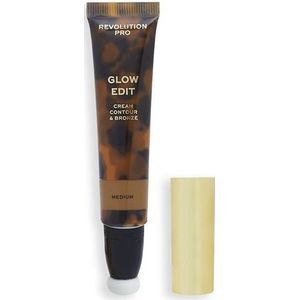 Revolution Pro - Glow Edit - Contour Crème en Brons - Lichte Romige Formule - 15 ml
