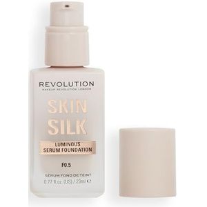 Revolution Beauty, Skin Silk Serum Foundation, lichte tot gemiddelde dekking, F0.5, 23 ml