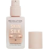 Makeup Revolution Silk Serum Foundation 23ml (Various Shades) - F8