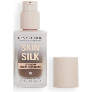 Revolution Beauty - Skin Silk Serum Foundation - Licht tot Medium Dekking - Bevat Hyaluronzuur