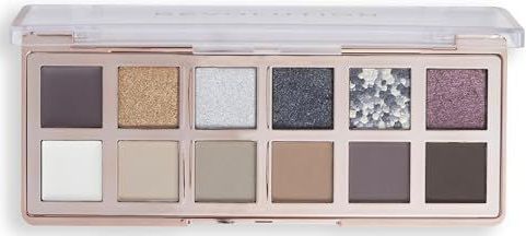 Revolution - The Smokey Icon - Oogschaduw Palette - 12 Tinten - Crème en Matte