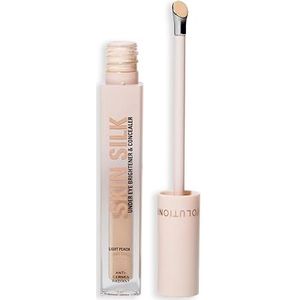Revolution Beauty - Skin Silk Radiant Serum Under Eye Brightener - Light Peach