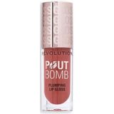 Revolution - Pout Bomb Plumping Gloss - Melba Warm Peach