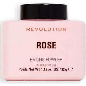 Revolution Beauty Losse Fixerende Poeder Verhelderend, Verlengt de Houdbaarheid van Make-up voor Alle Huidtinten, Roze 32g